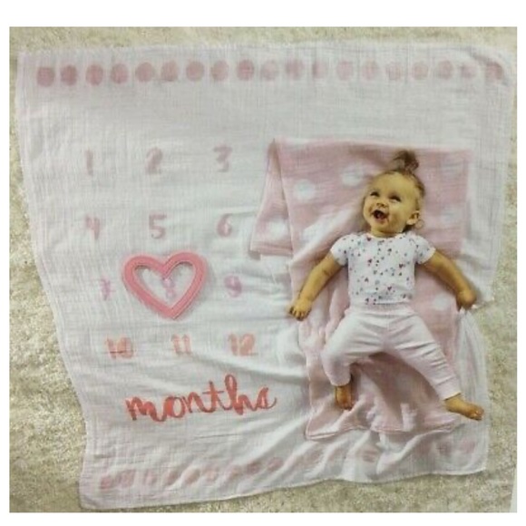 Cloud Island Monthly Milestone Blanket - Picture 2 of 5